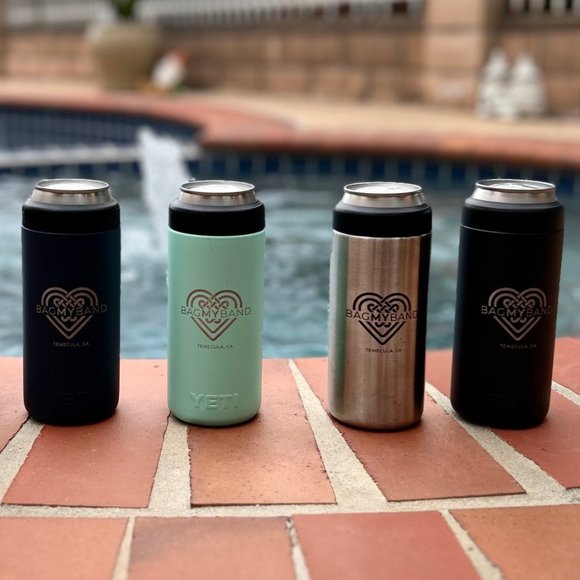 YETI RAMBLER® 12 OZ COLSTER® SLIM CAN COOLER - Seafoam - Picture 2 of 2